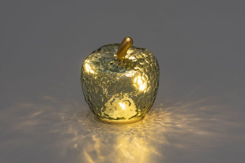 Glass eple m LED-lys 