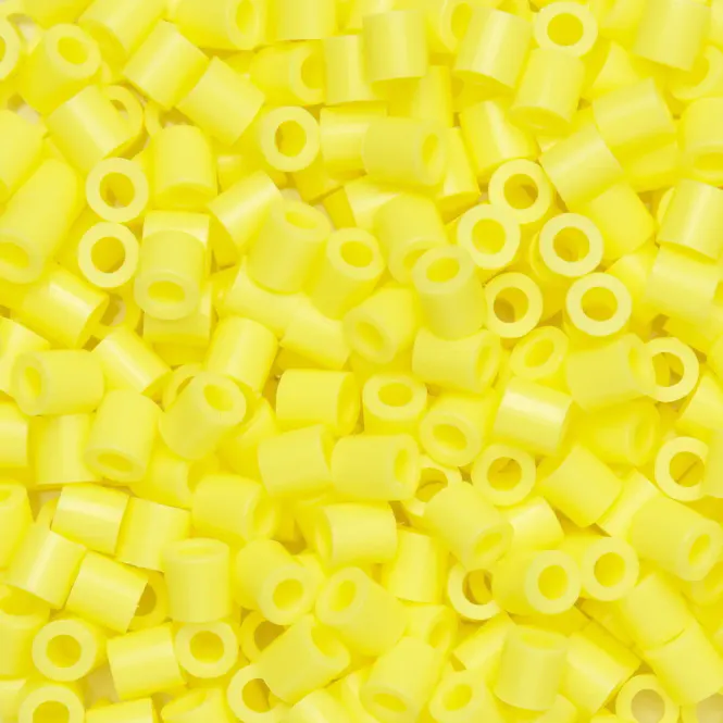 Hovedbilde Rørperler Midi 1000 stk. lysegul