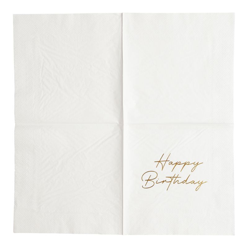 Servietter Happy Birthday