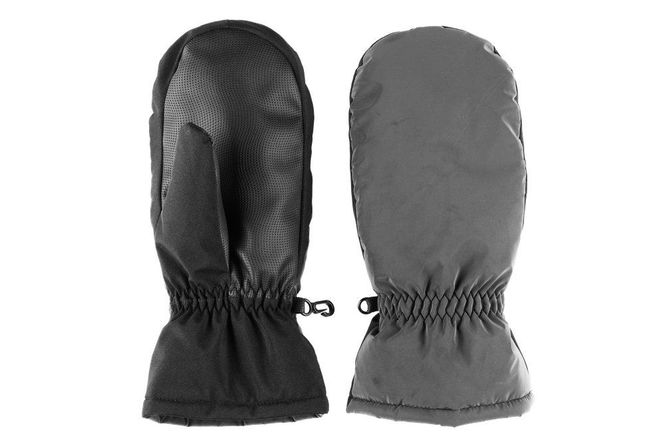 Hovedbilde Refleksvotter sort barn str.7