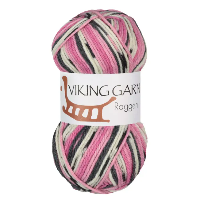 Hovedbilde RAGGEN ROSA/MØRK GRÅ 763