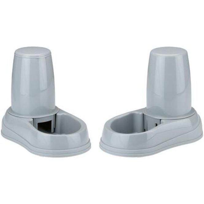 Hovedbilde Drikke og mat dispenser for dyrefôr 2pk
