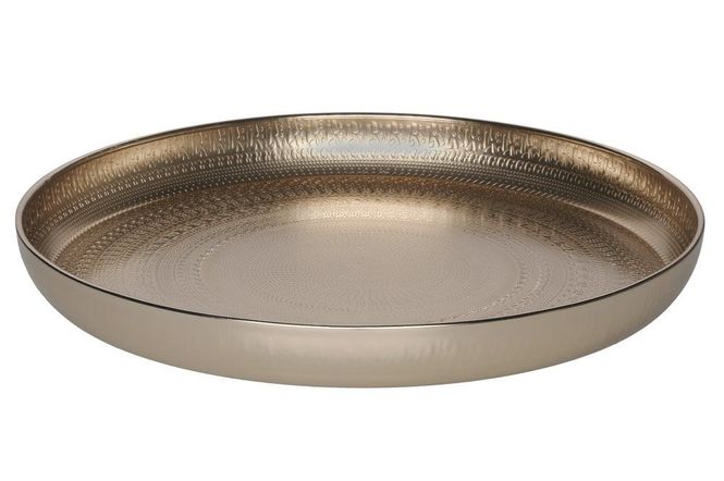 Hovedbilde Lysfat Honka i jern gullfarget 34cm